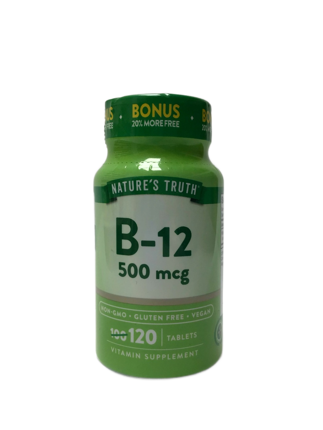 Nature's Truth Nature's Truth B-12 500 mcg Tablets, 120 ct