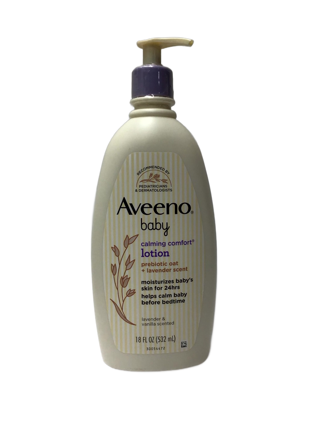 Aveeno Aveeno Baby Calming Comfort Lotion Prebiotic Oat + Lavender Scent, 18 fl oz