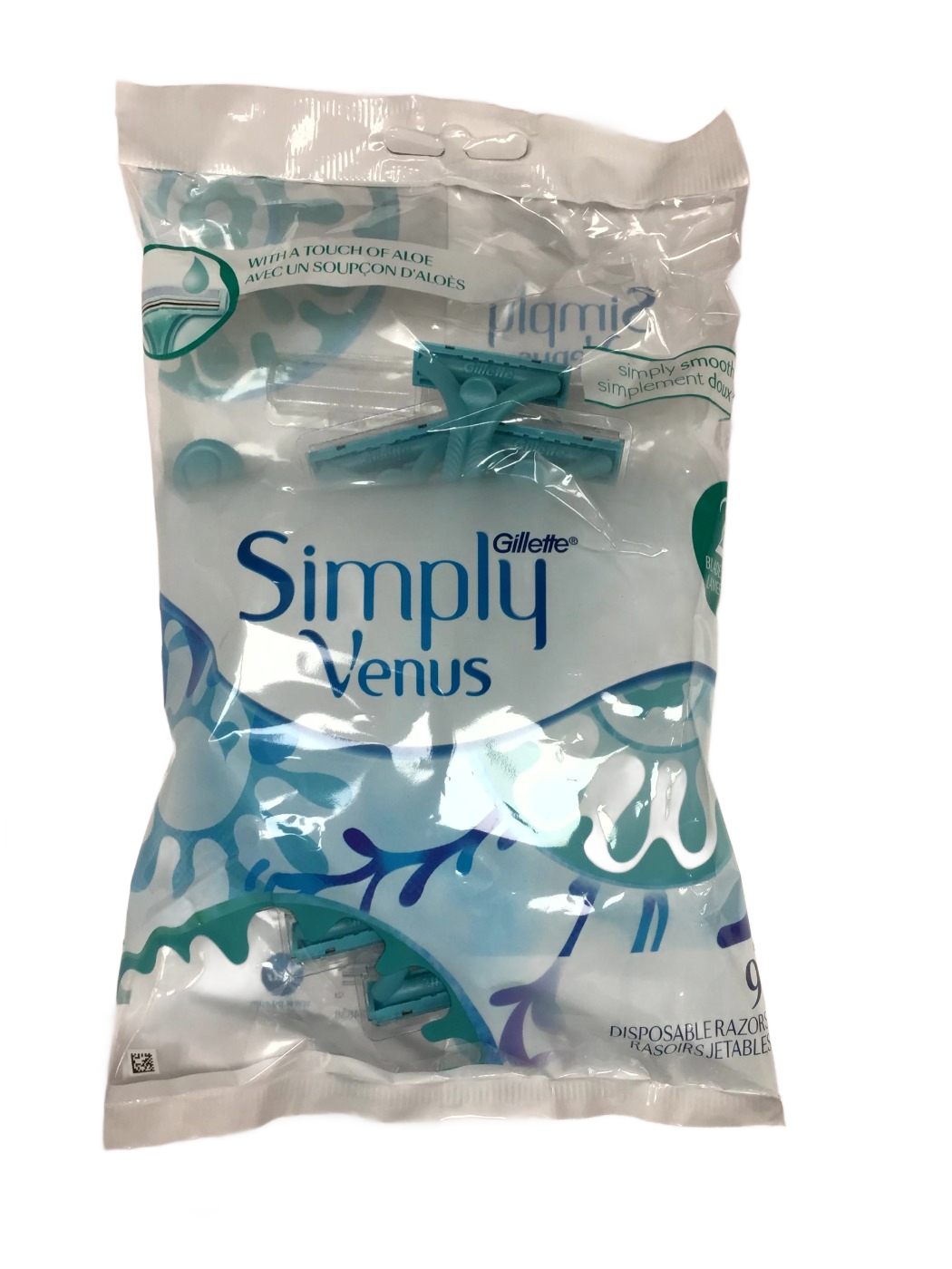 Gillette Gillette Simply Venus Disposable Razors, 2 Blades, 9 ct, photo 1