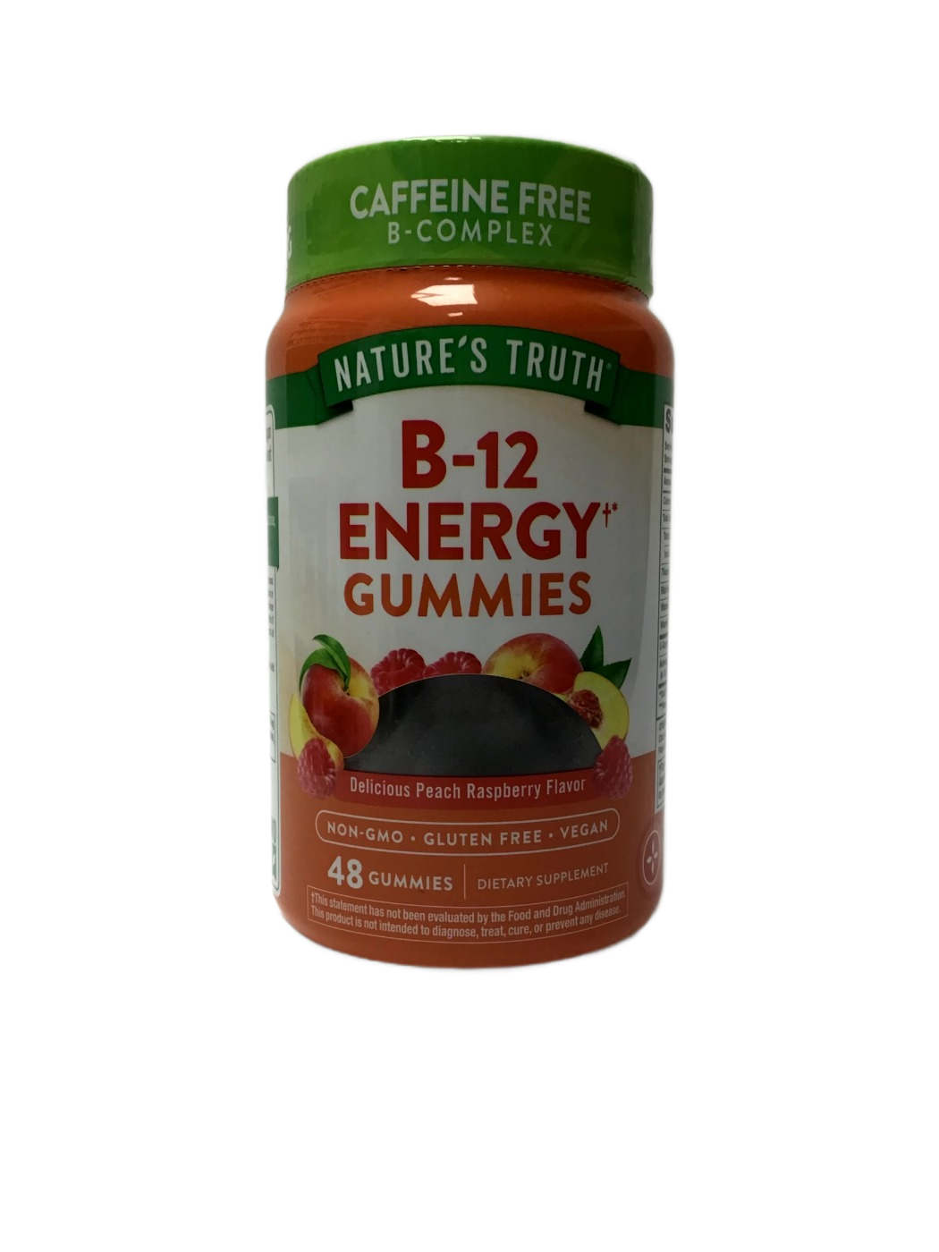 Nature's Truth Nature's Truth B-12 Energy Gummies, Peach Raspberry Flavor, 48 ct