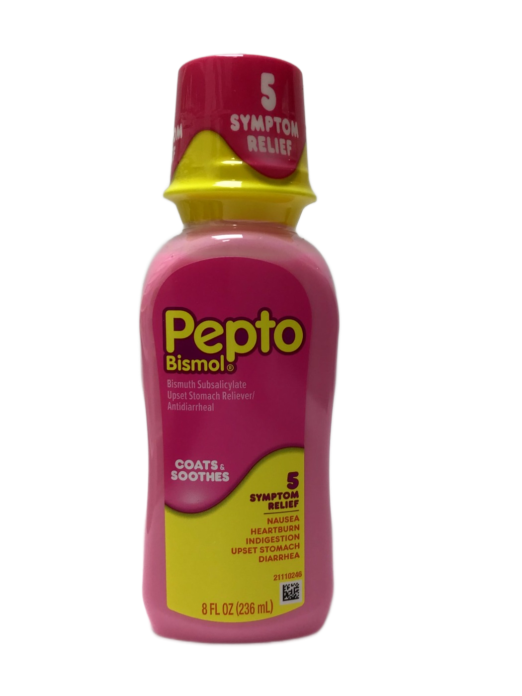 Pepto Bismol Pepto Bismol Bismuth Subsalicylate Upset Stomach Reliever/Antidiarrheal, 8 fl oz, photo 1