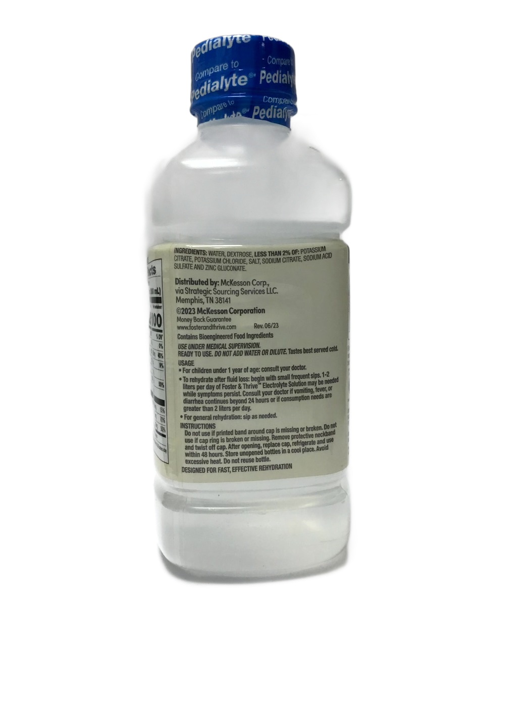 Foster & Thrive Foster & Thrive Electrolyte Solution Unflavored, 33.8 fl oz, photo 3