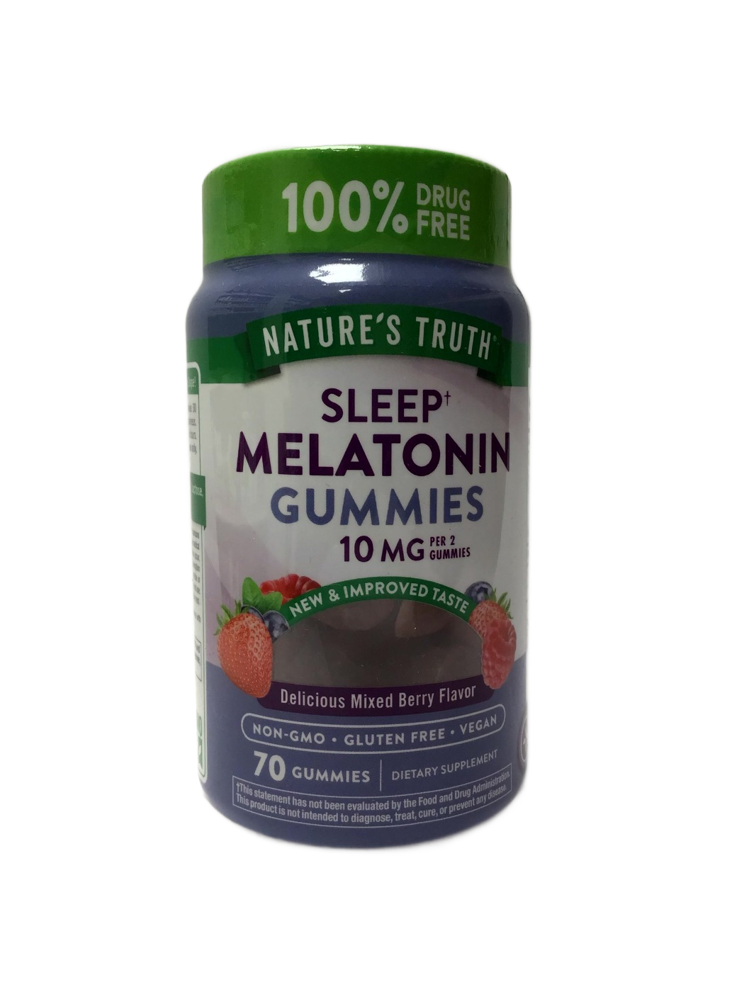 Nature's Truth Nature's Truth Sleep Melatonin Gummies 10 mg Mixed Berry Flavor, 70 ct