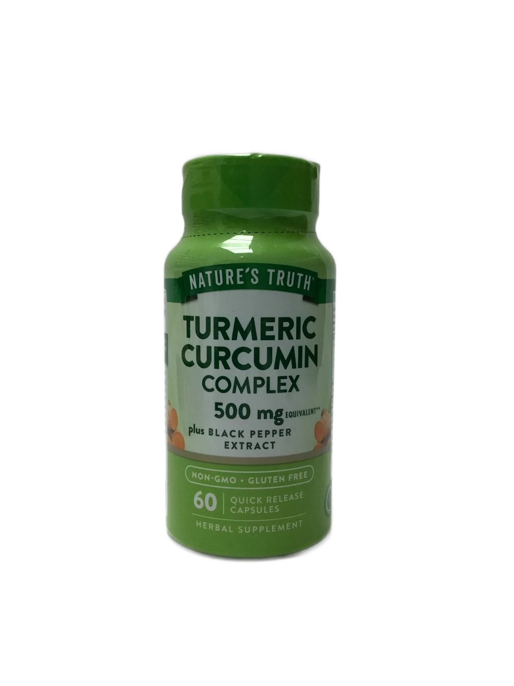 Nature's Truth Nature's Truth Turmeric Curcumin Complex 500 mg plus Black Pepper Extract Quick Release Capsules, 60 ct