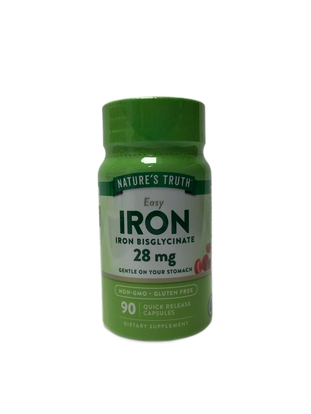 Nature's Truth Nature's Truth Easy Iron Iron Bisglycinate 28 mg Quick Release Capsules, 90 ct