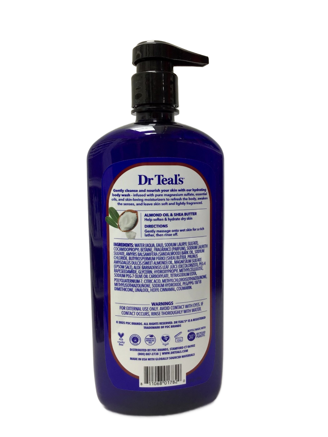 Dr Teal's Dr Teal's Body Wash Shea Butter & Almond Oil with Aloe Vera, 24 fl oz, photo 2