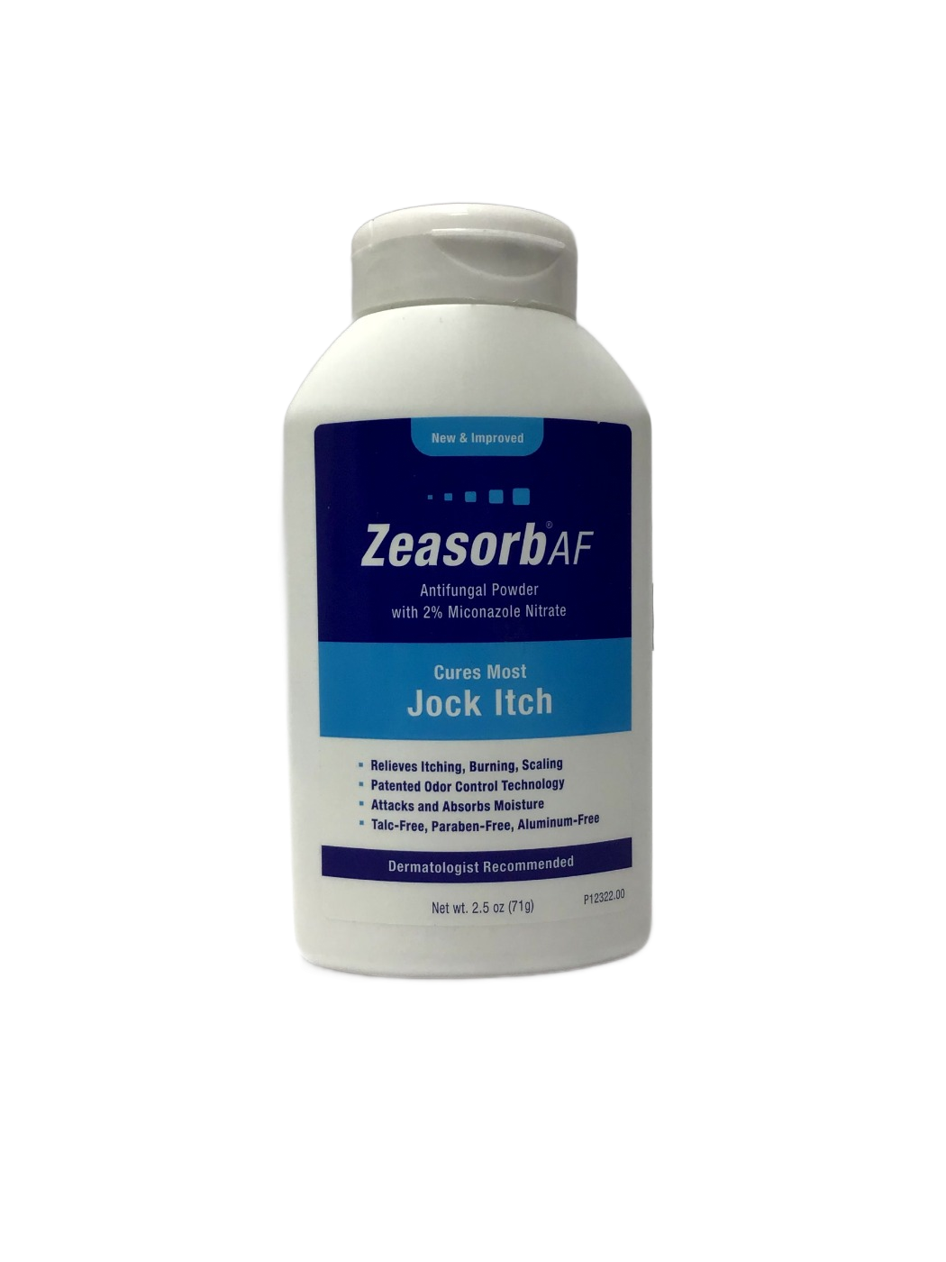 Zeasorb Zeasorb AF Antifungal Powder with 2% Miconazole Nitrate, 2.5 oz, photo 1