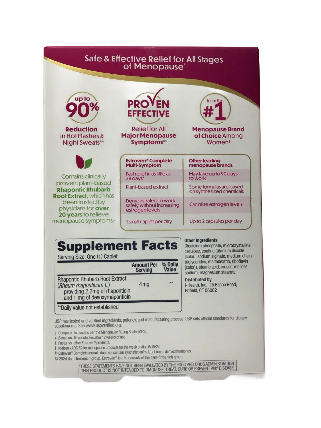 Estroven Estroven Menopause Relief Complete Multi-Symptom, 84 ct, photo 2