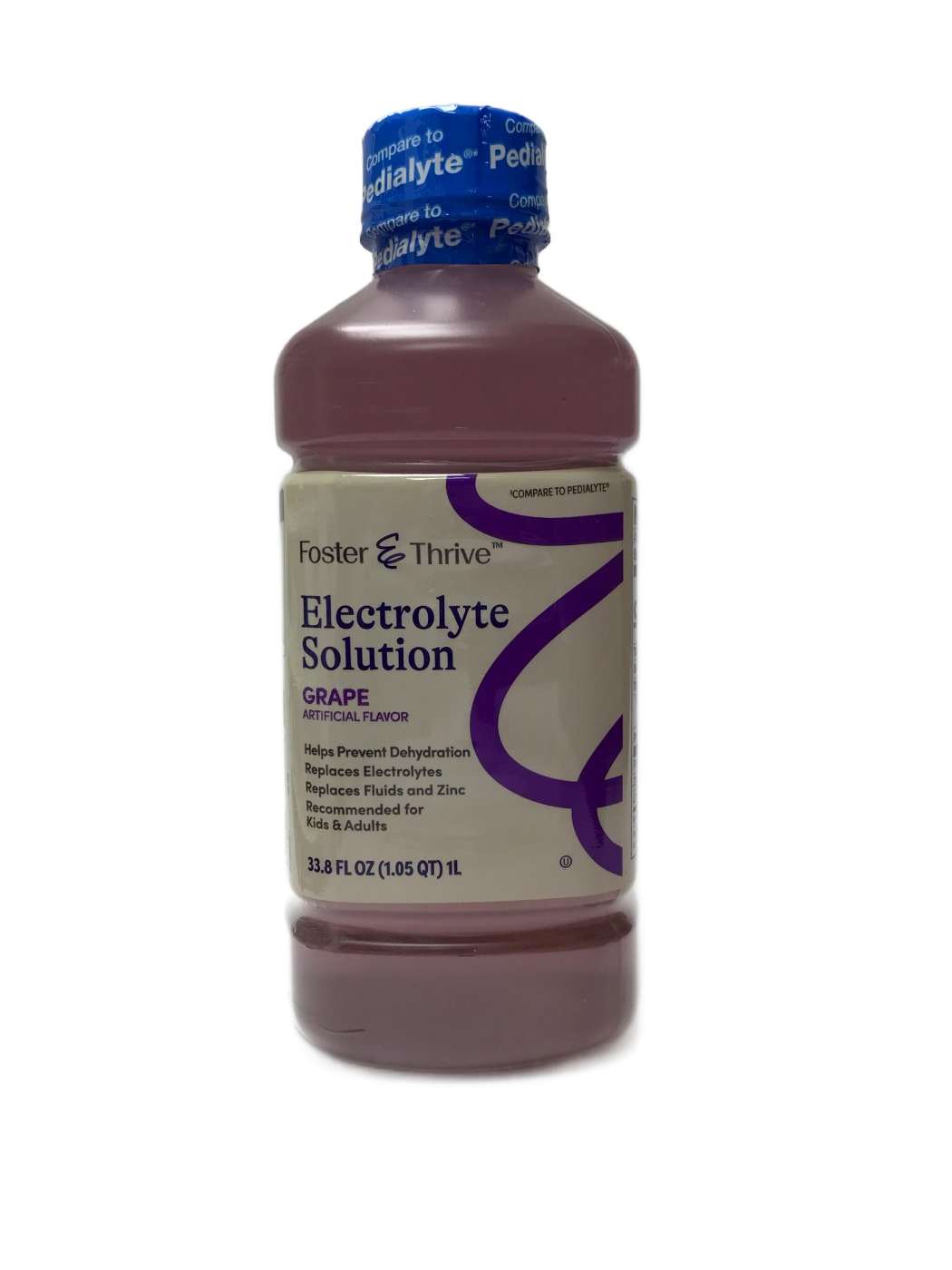 Foster & Thrive Foster & Thrive Electrolyte Solution Grape, 33.8 fl oz, photo 1