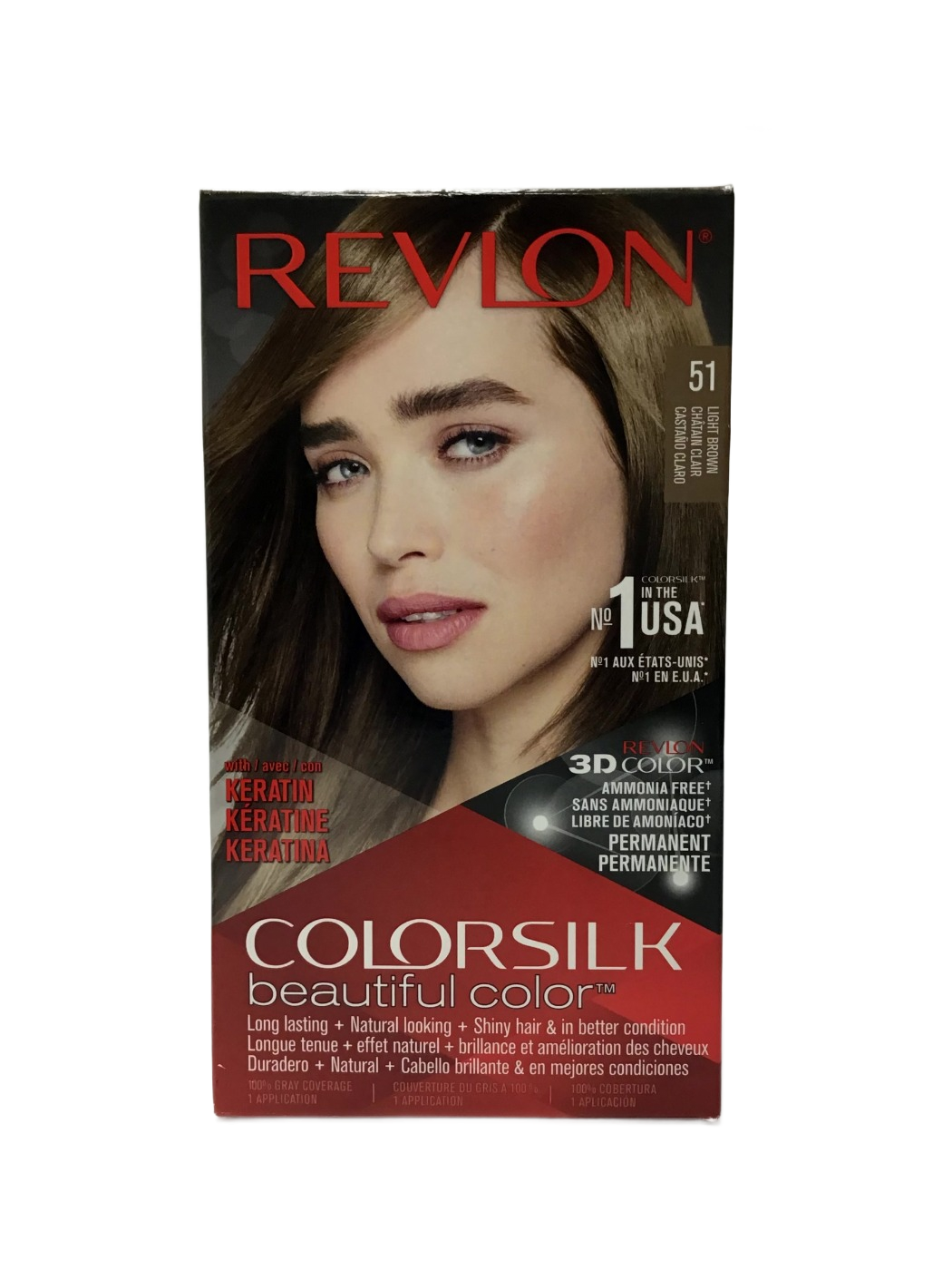 Revlon Revlon Colorsilk Beautiful Color 51 Light Brown, 1 ct, photo 1