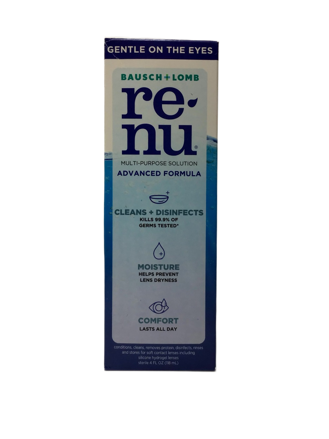 Bausch + Lomb Bausch + Lomb renu Multi-Purpose Solution Advanced Formula, 4 fl oz, photo 1