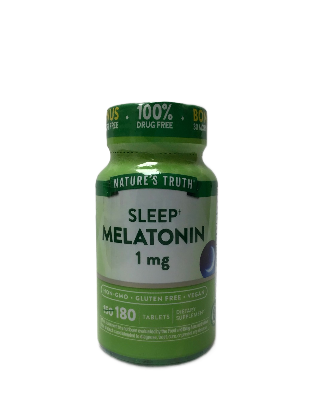 Nature's Truth Nature's Truth Sleep Melatonin 1 mg Tablets, 180 ct