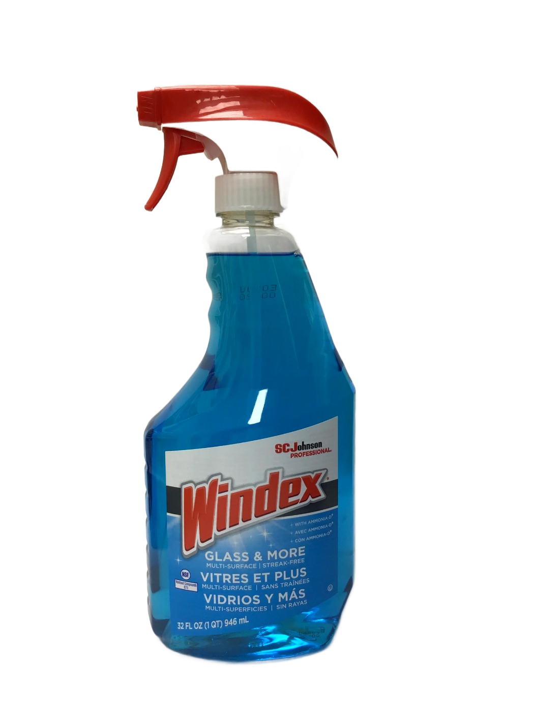 Windex Windex Glass & More Multi-Surface Cleaner with Ammonia-D (SC Johnson Professional), 32 fl oz
