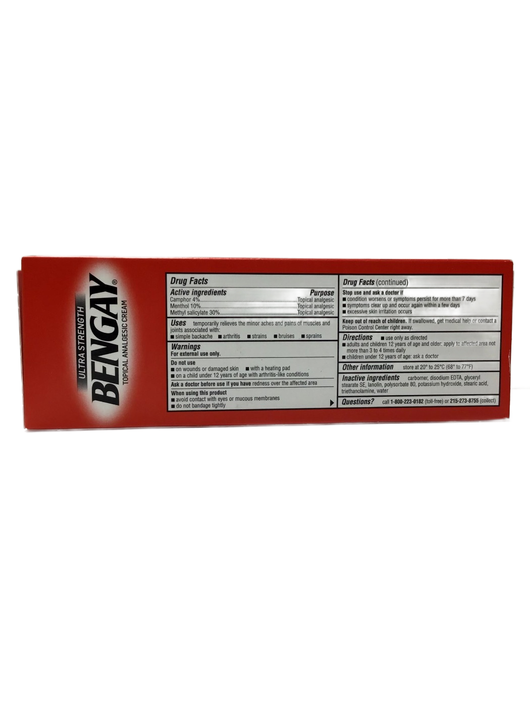Bengay Bengay Ultra Strength Topical Analgesic Cream, 4 oz, photo 3