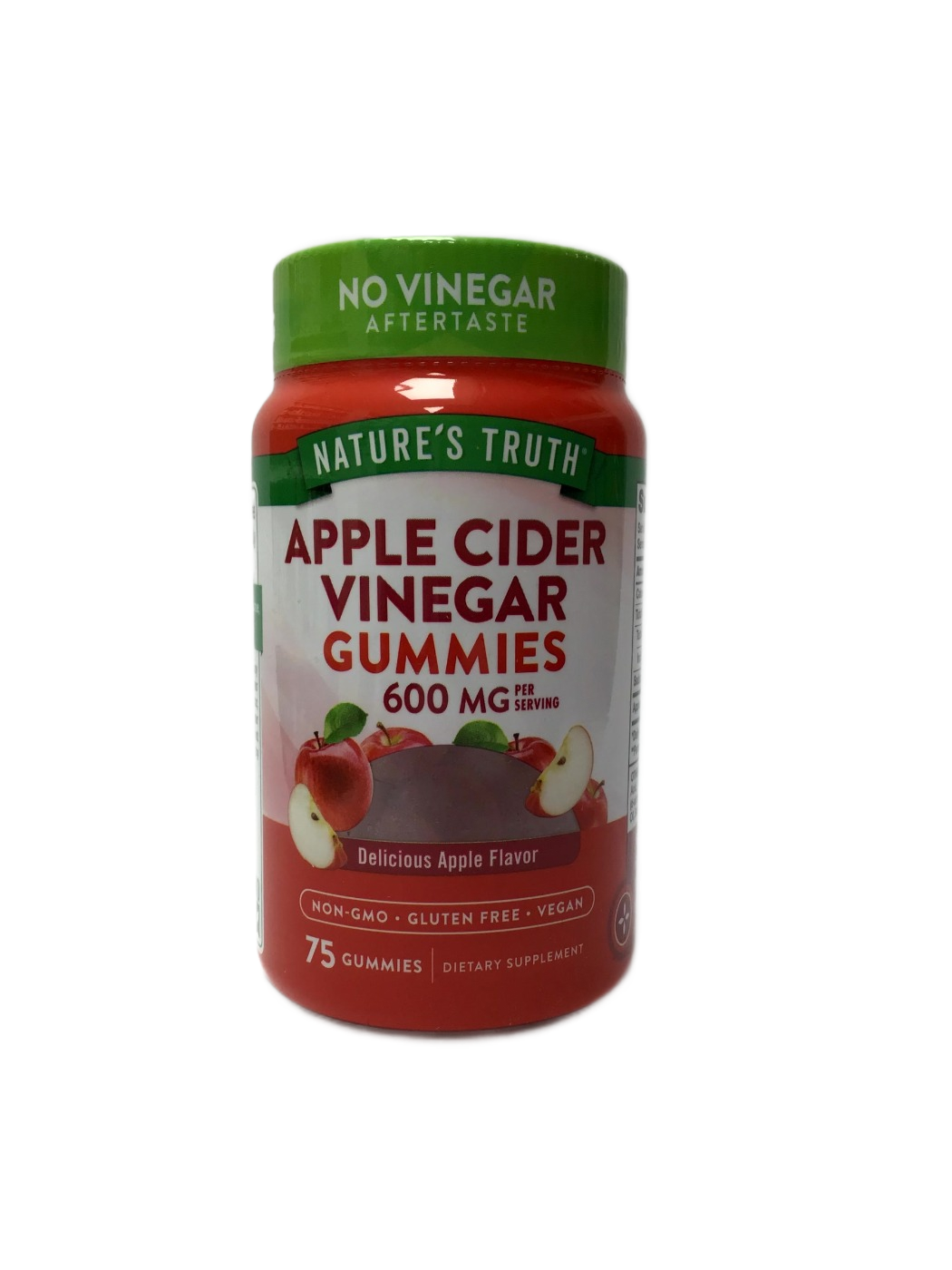 Nature's Truth Nature's Truth Apple Cider Vinegar Gummies 600 mg Delicious Apple Flavor, 75 ct