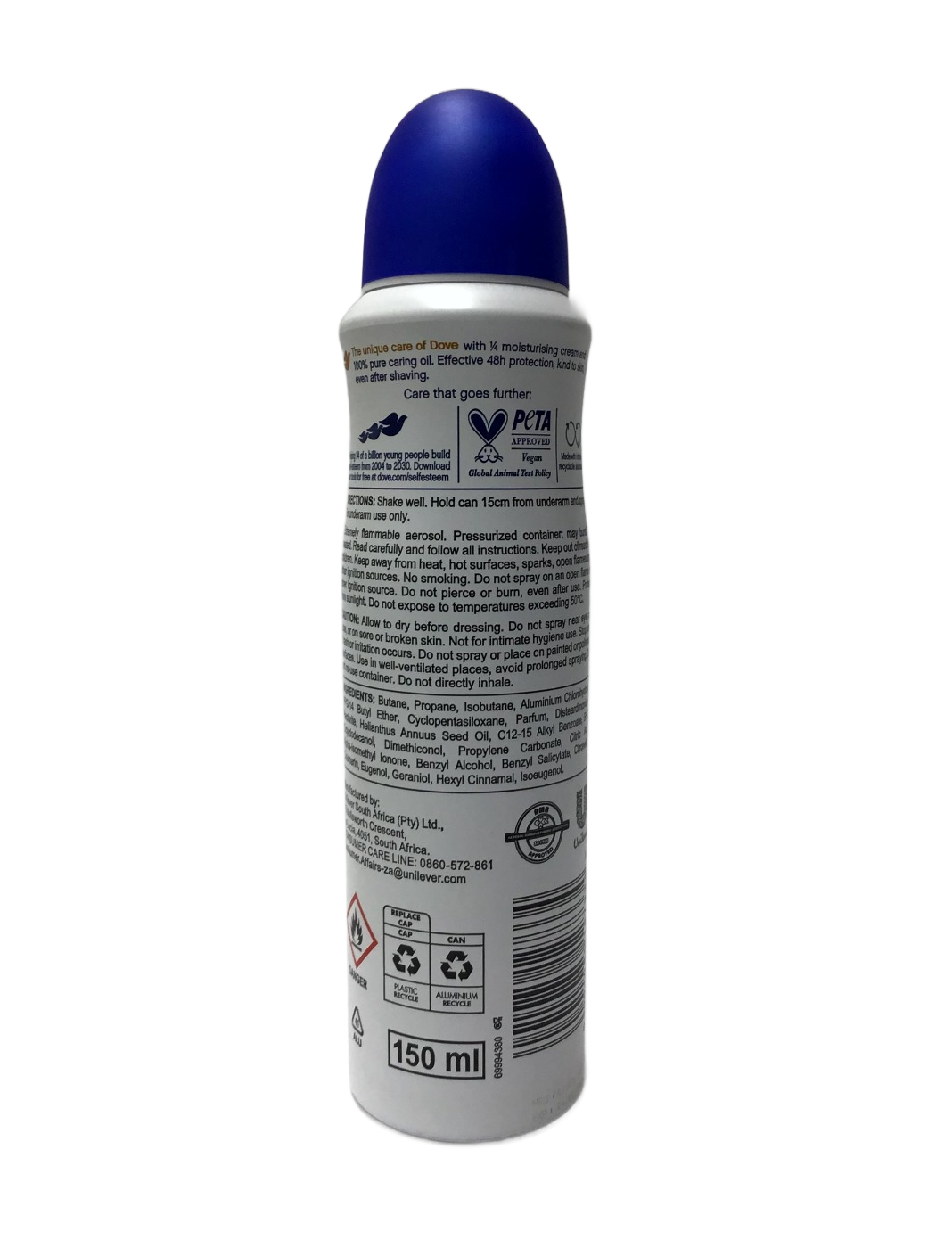 Dove Dove Original 3X Action Anti-Perspirant, 150 mL, photo 2