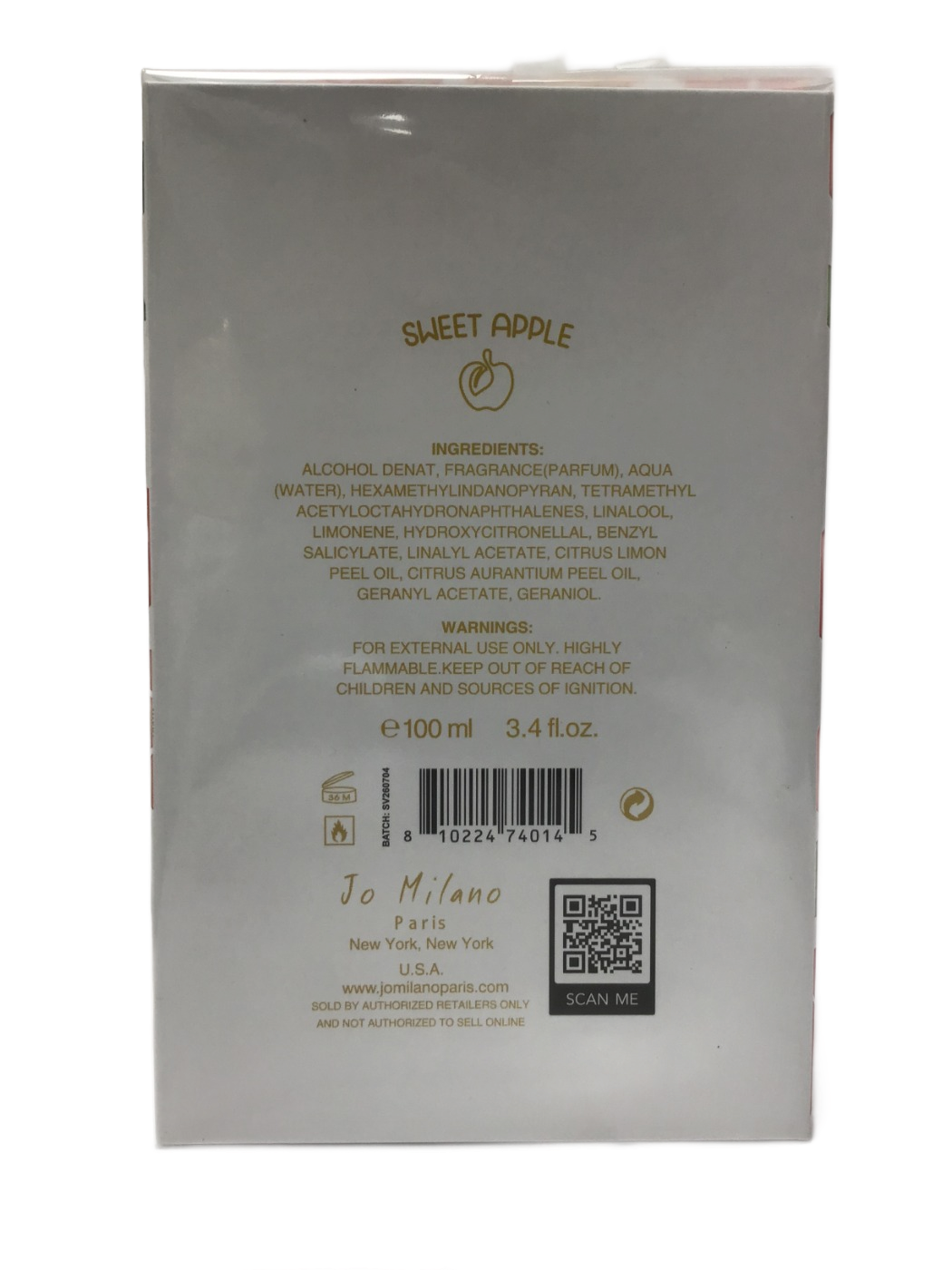 Jo Milano Paris Jo Milano Paris Sweet Apple Eau de Parfum, 3.4 fl oz, photo 2