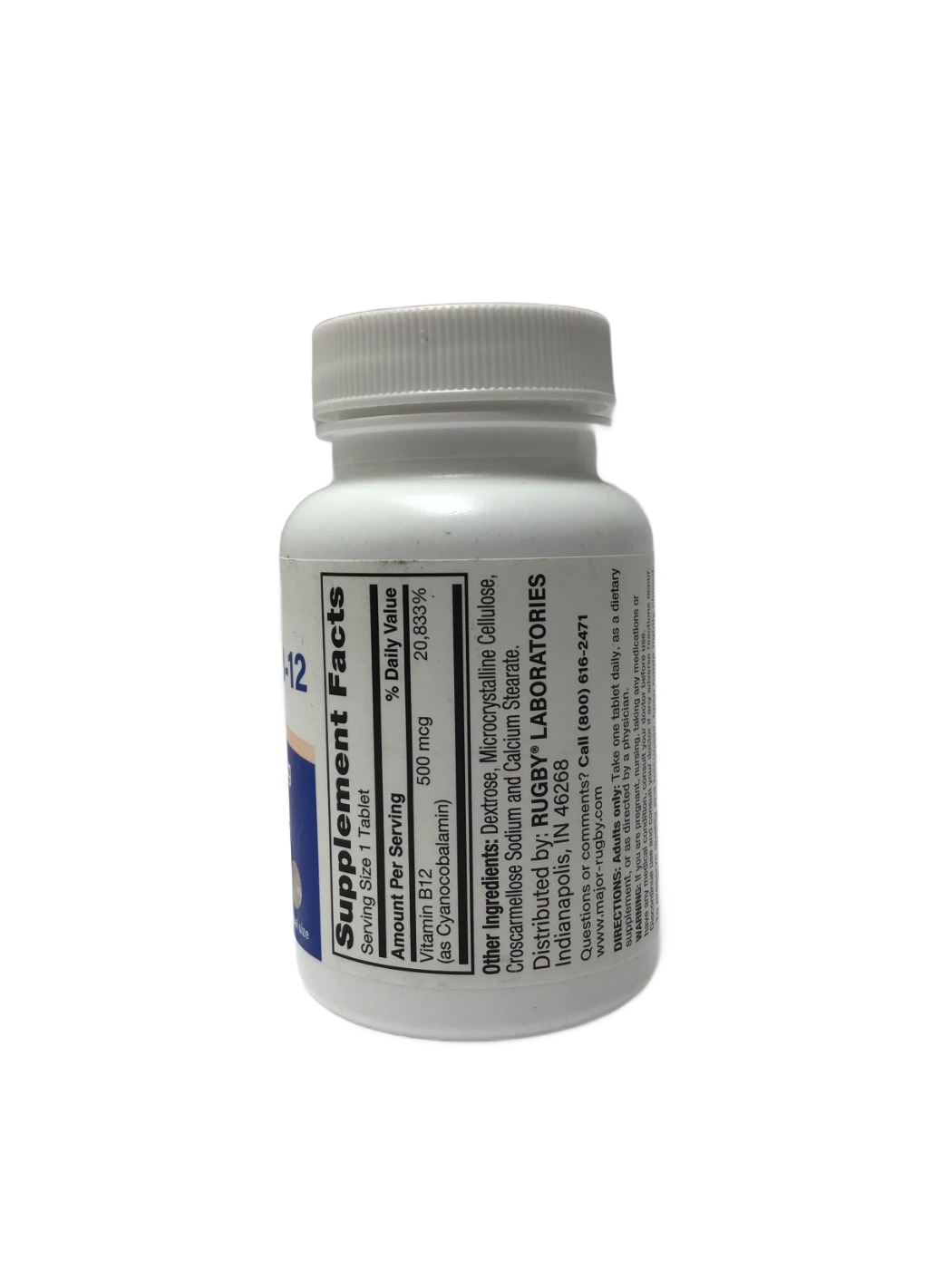 Rugby Rugby Vitamin B-12 500 mcg, 130 ct, photo 2
