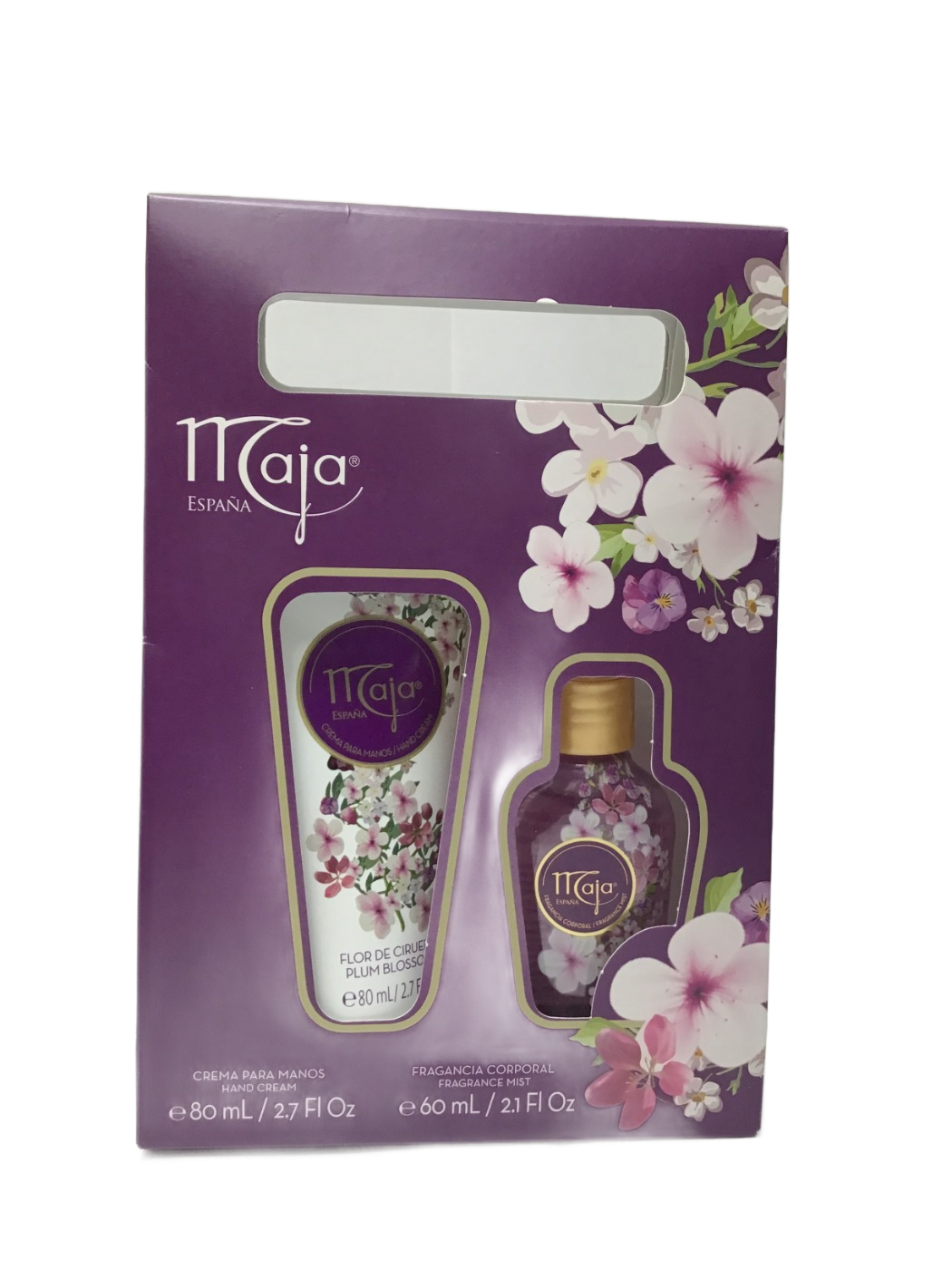Maja España Maja España Flor de Ciruelo / Plum Blossom Gift Set — Hand Cream & Fragrance Mist