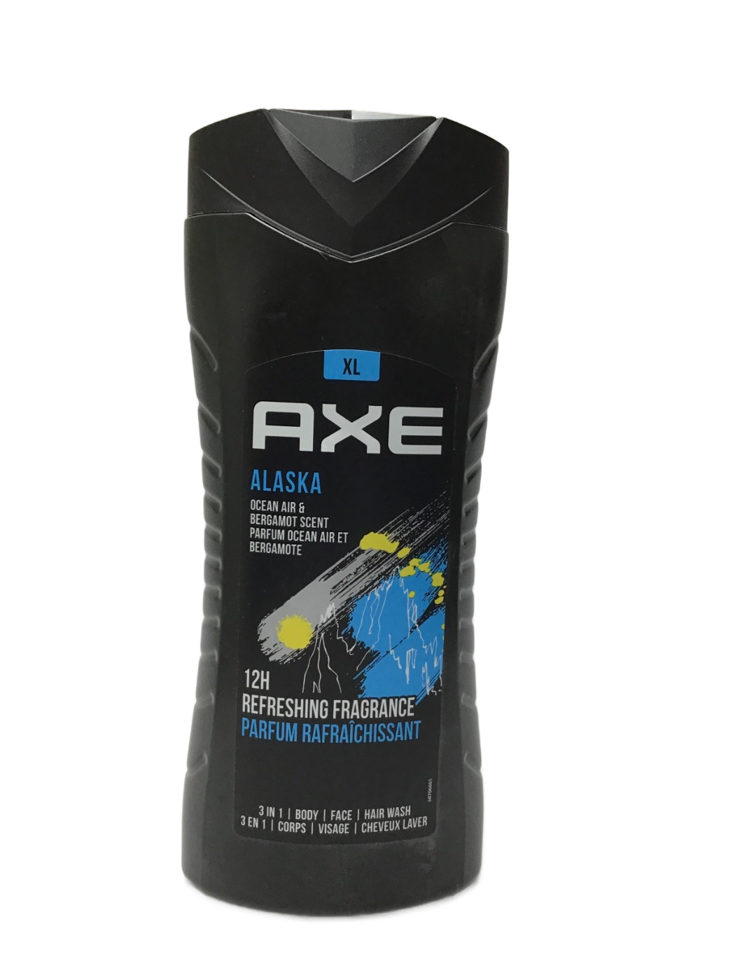 AXE AXE Alaska Ocean Air & Bergamot Scent 3 in 1 Body, Face, Hair Wash, 13.5 fl oz
