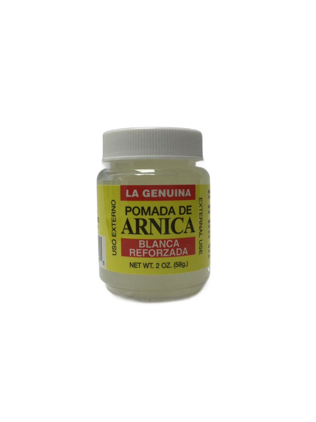 La Genuina La Genuina Pomada de Arnica Blanca Reforzada, 2 oz, photo 1