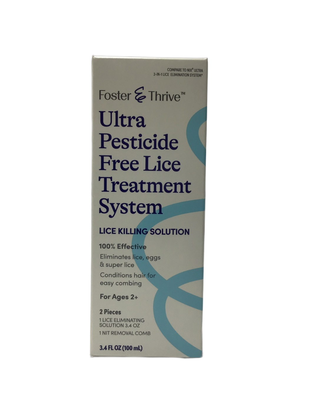 Foster & Thrive Foster & Thrive Ultra Pesticide Free Lice Treatment System, 3.4 fl oz