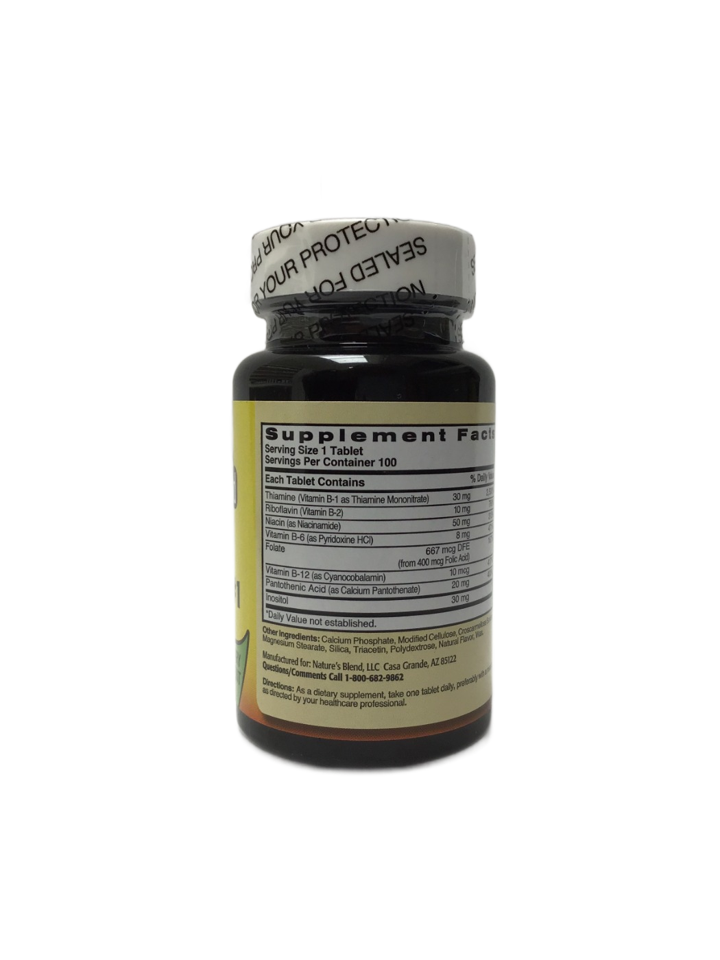 Nature's Blend Nature's Blend B Complex #1, 100 ct, photo 3