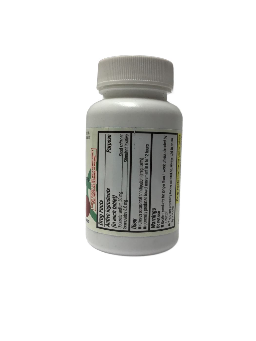 Foster & Thrive Foster & Thrive Stool Softener Docusate Sodium 50 mg Sennosides 8.6 mg, 100 ct, photo 2