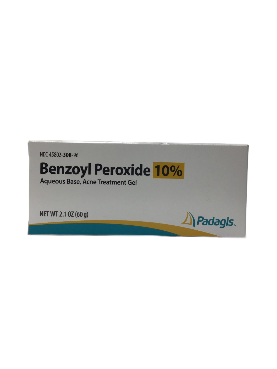 Padagis Padagis Benzoyl Peroxide 10% Aqueous Base, Acne Treatment Gel, 2.1 oz, photo 1