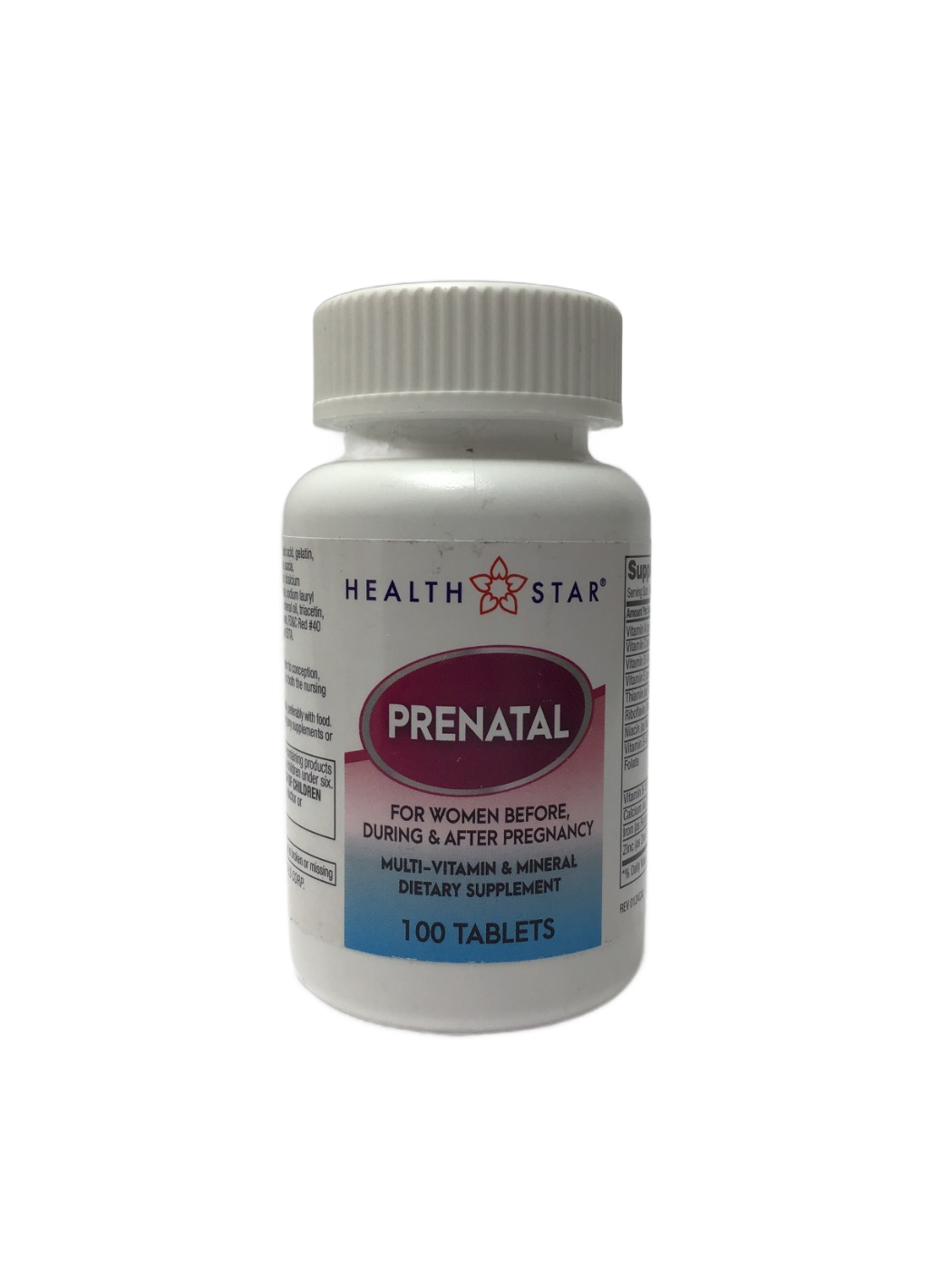Health Star Health Star Prenatal Multi-Vitamin & Mineral Dietary Supplement, 100 ct