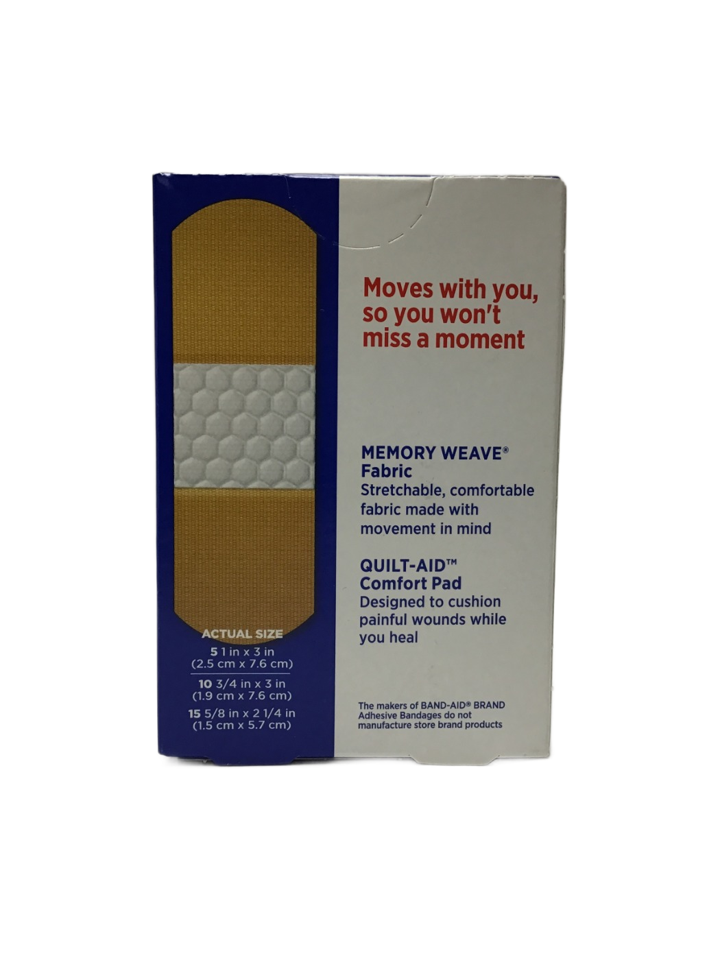 Band-Aid Band-Aid Flexible Fabric Adhesive Bandages, Assorted Sizes, 30 ct, photo 2