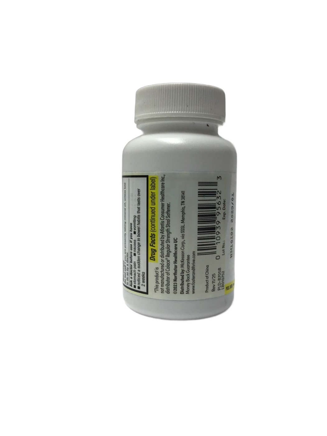 Foster & Thrive Foster & Thrive Regular Strength Stool Softener Docusate Sodium 100 mg, 100 ct, photo 2