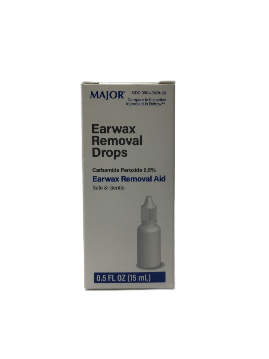 Major Major Earwax Removal Drops Carbamide Peroxide 6.5%, 0.5 fl oz, photo 1