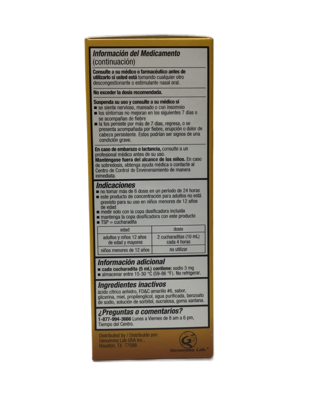 Tukol Tukol Honey Cough & Congestion, 4 fl oz, photo 2