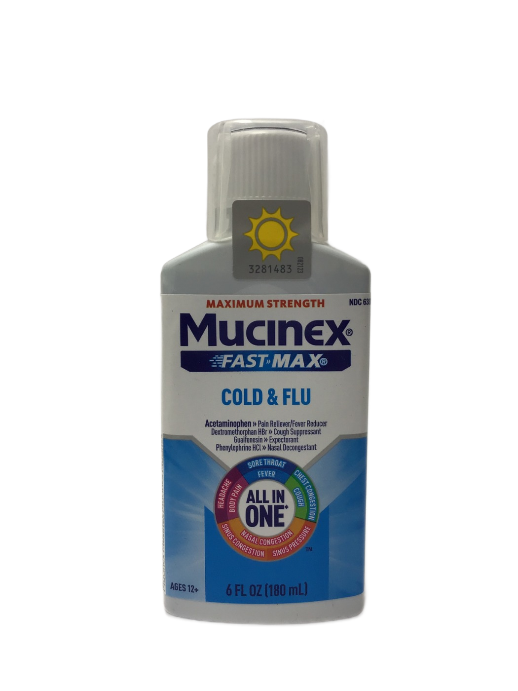 Mucinex Mucinex Fast-Max Cold & Flu Maximum Strength, 6 fl oz