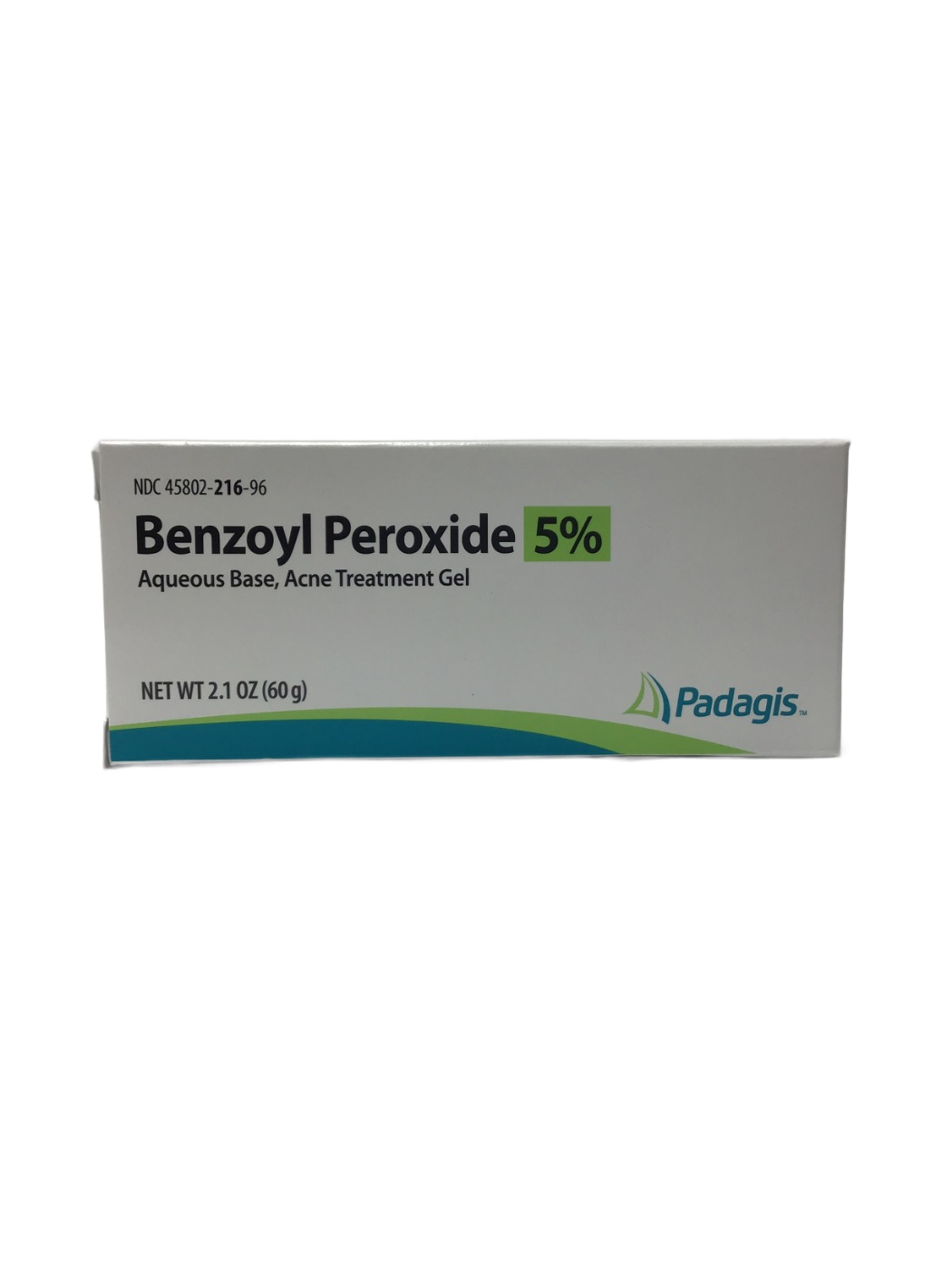 Padagis Padagis Benzoyl Peroxide 5% Aqueous Base, Acne Treatment Gel, 2.1 oz, photo 1