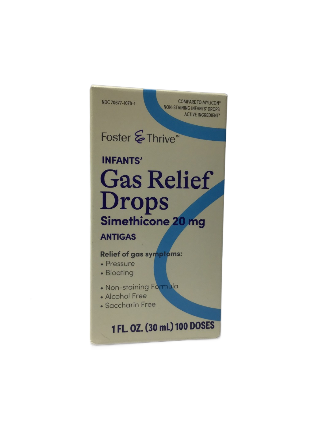 Foster & Thrive Foster & Thrive Infants' Gas Relief Drops Simethicone 20 mg, 1 fl oz, photo 1