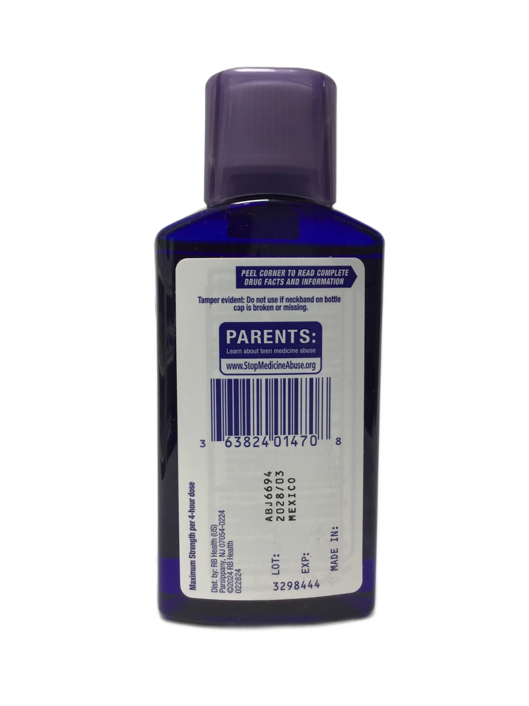 GWB Mucinex Nightshift - Severe Cold & Flu Liquid - 6 FL OZ, photo 2