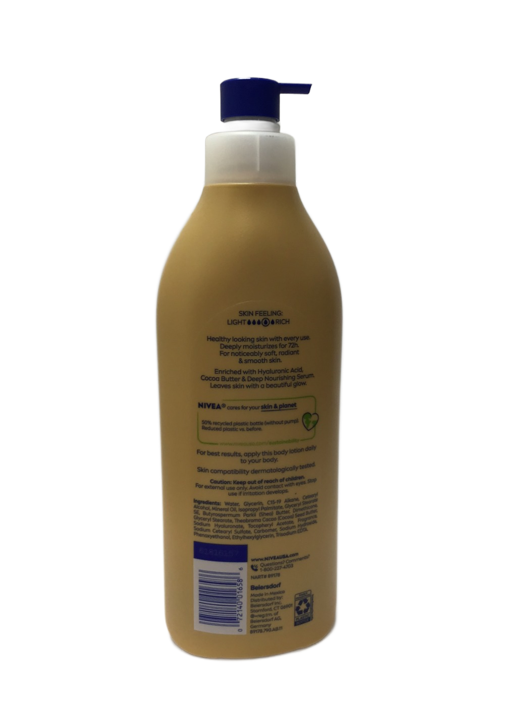 NIVEA NIVEA Body Lotion Cocoa Butter 72h Moisture, 16.9 fl oz, photo 2
