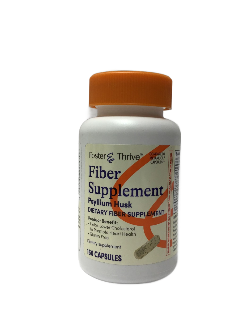 Foster & Thrive Foster & Thrive Fiber Supplement Psyllium Husk, 160 ct, photo 1