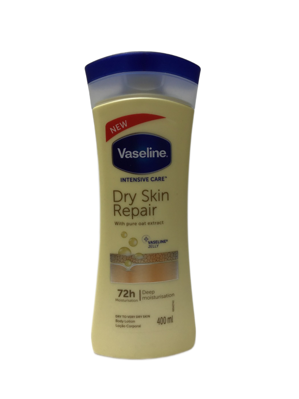 Vaseline Vaseline Intensive Care Dry Skin Repair Body Lotion with Pure Oat Extract, 400 mL