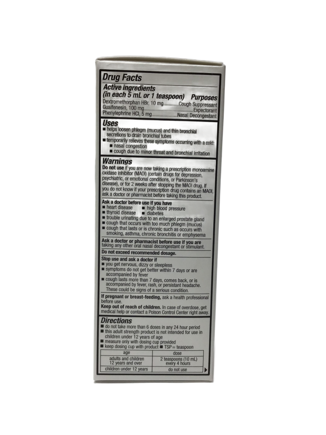 Tukol Tukol Multi-Symptom Cough & Congestion, 4 fl oz, photo 4
