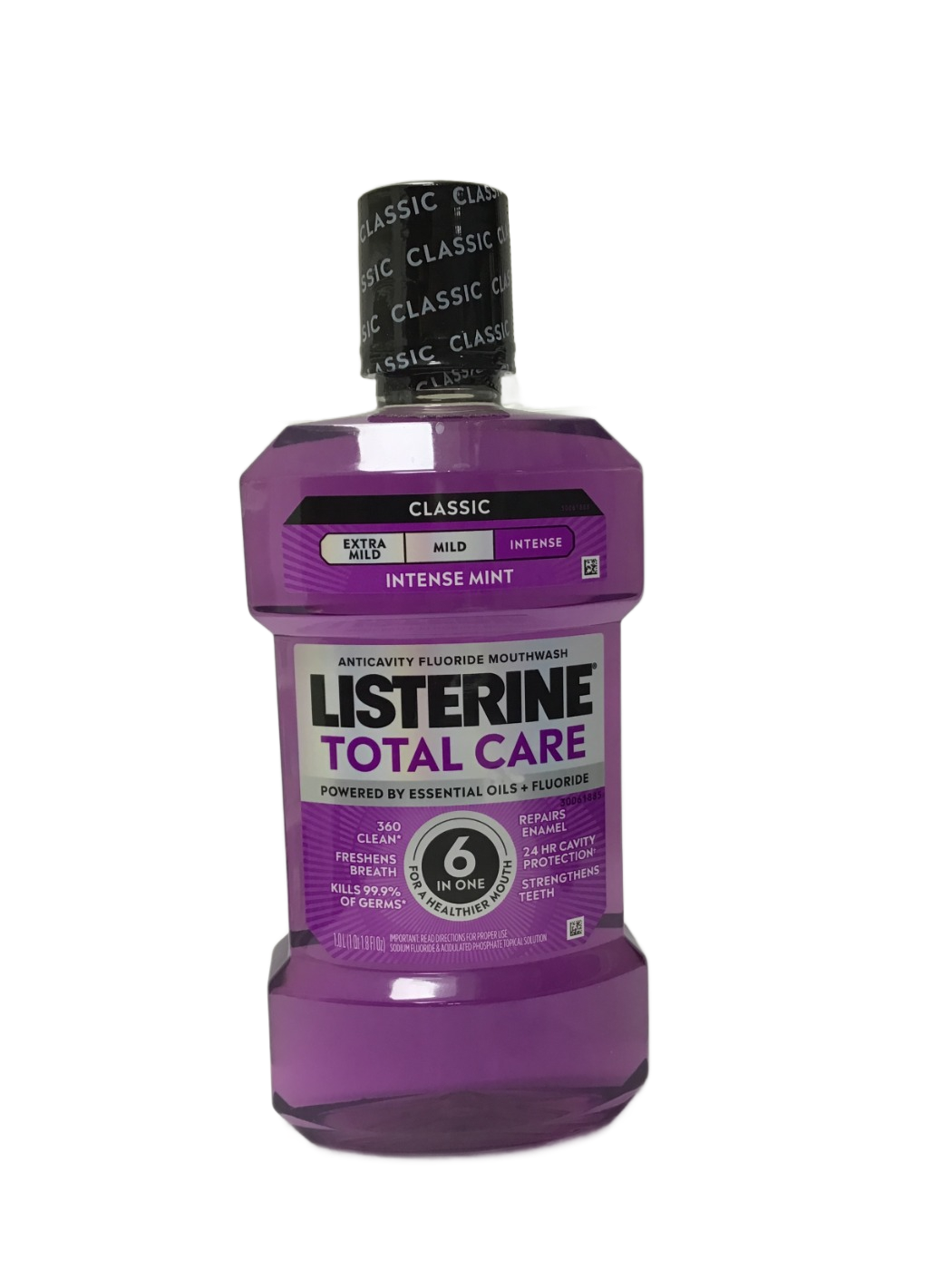Listerine Listerine Total Care Anticavity Fluoride Mouthwash, Intense Mint, 1 L