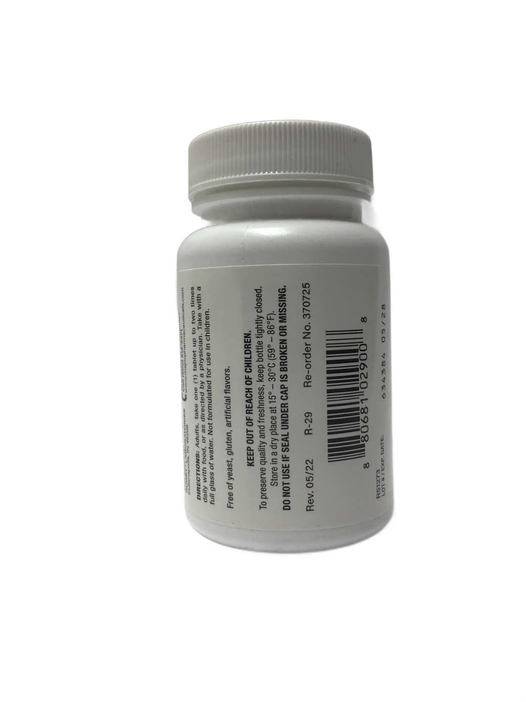 Rugby Rugby Calcium 600 mg with 10 mcg (400 IU) of Vitamin D3, 60 ct, photo 3