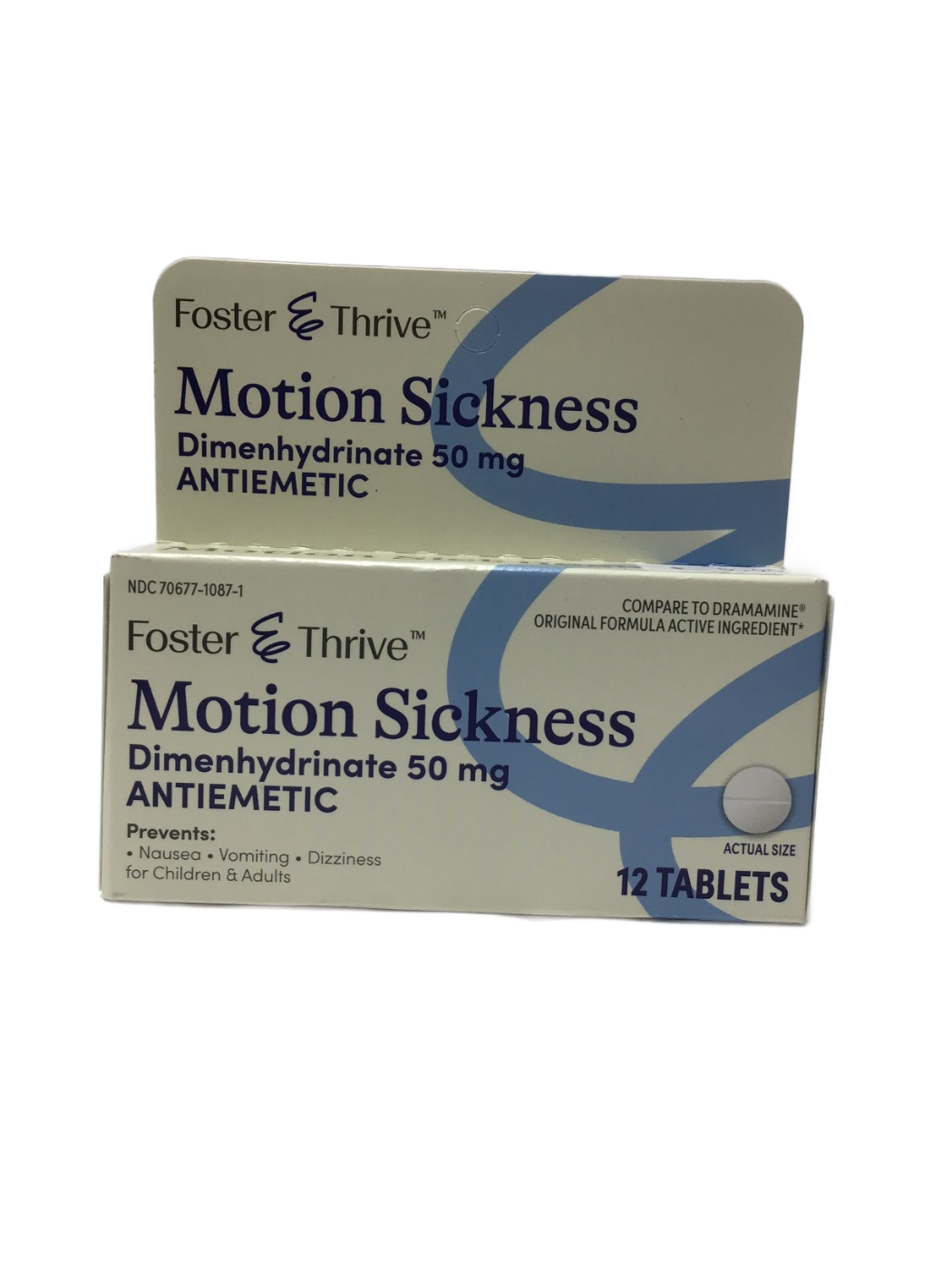 Foster & Thrive Foster & Thrive Motion Sickness Dimenhydrinate 50 mg Antiemetic, 12 ct