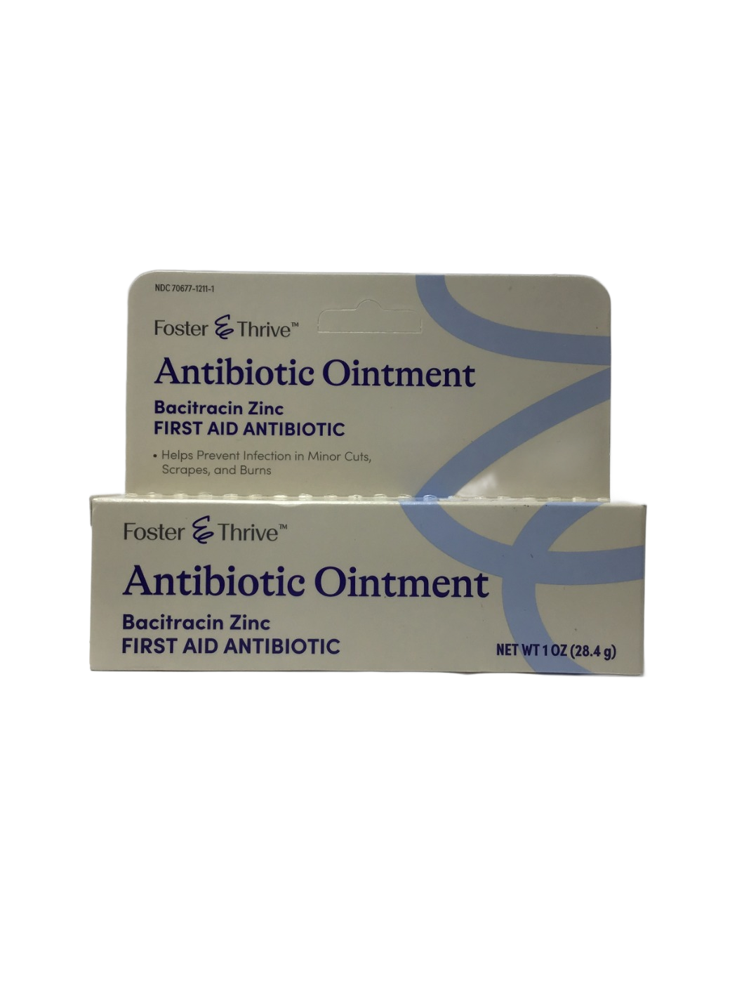 Foster & Thrive Foster & Thrive Antibiotic Ointment Bacitracin Zinc First Aid Antibiotic, 1 oz