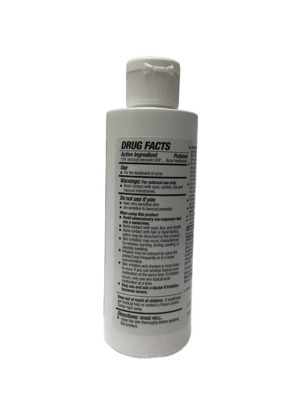 Burel Pharmaceuticals Burel Pharmaceuticals Benzoyl Peroxide Topical Wash 10%, 5 oz, photo 3