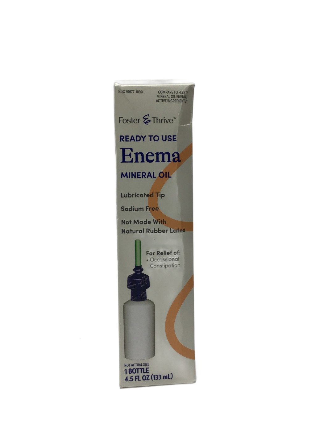 Foster & Thrive Foster & Thrive Ready to Use Enema Mineral Oil, 4.5 fl oz, photo 1