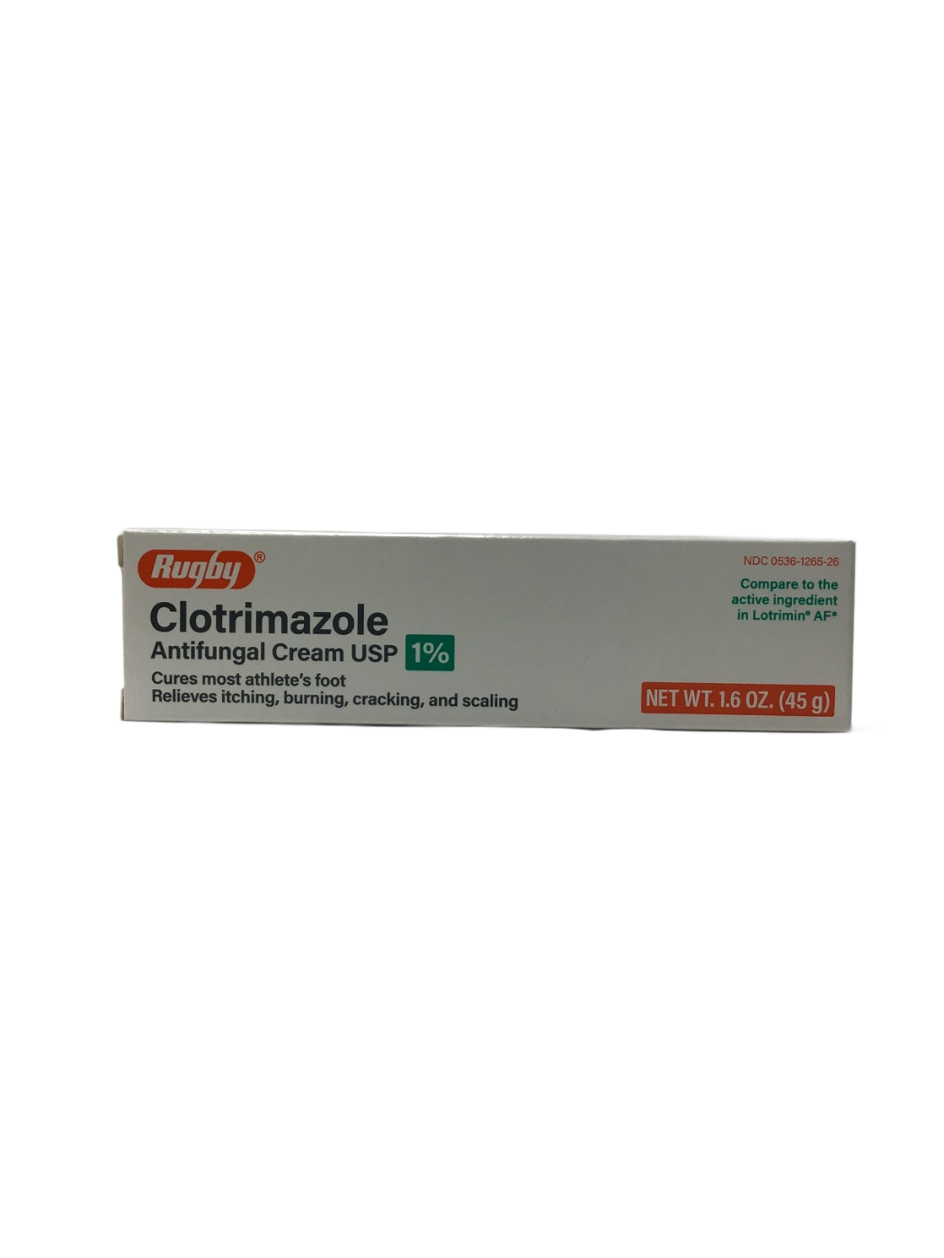 Rugby Rugby Clotrimazole Antifungal Cream USP 1%, 1.6 oz, photo 1