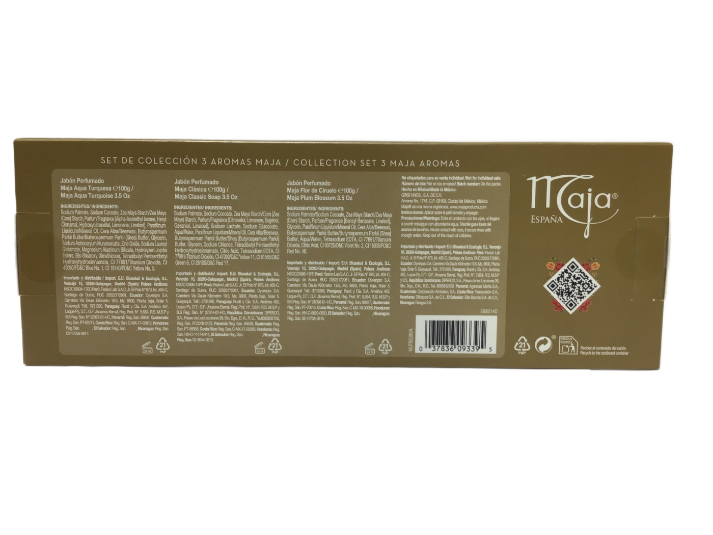 Maja España Maja España Collection Set 3 Maja Aromas Scented Soaps, photo 2